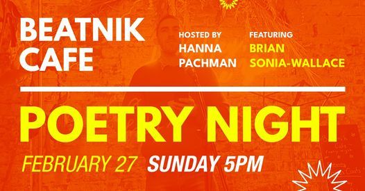 Beatnik Cafe: Poetry | Hey Hey, Los Angeles, CA | February 27, 2022