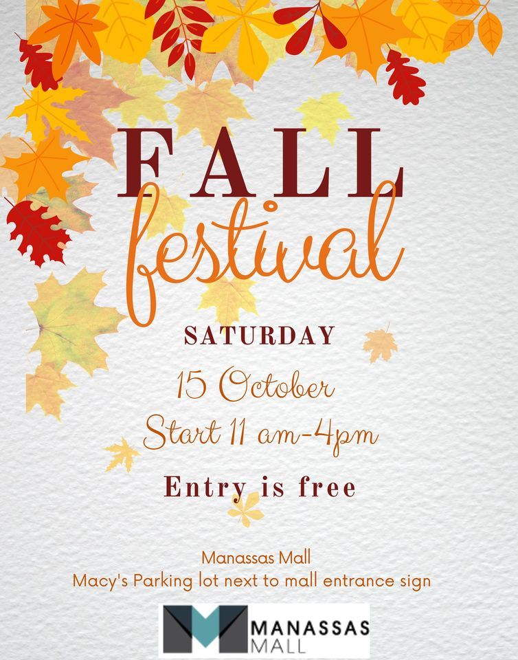 Fall Festival Manassas Mall October 15, 2022
