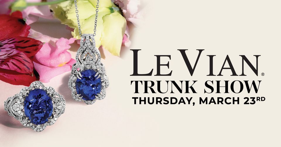 Levian Trunk Show Schedule 2025 Near Me