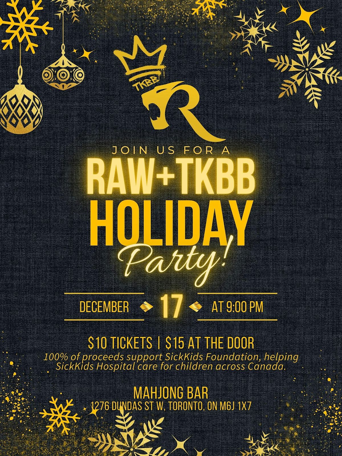 RAW x TKBB Holiday Party