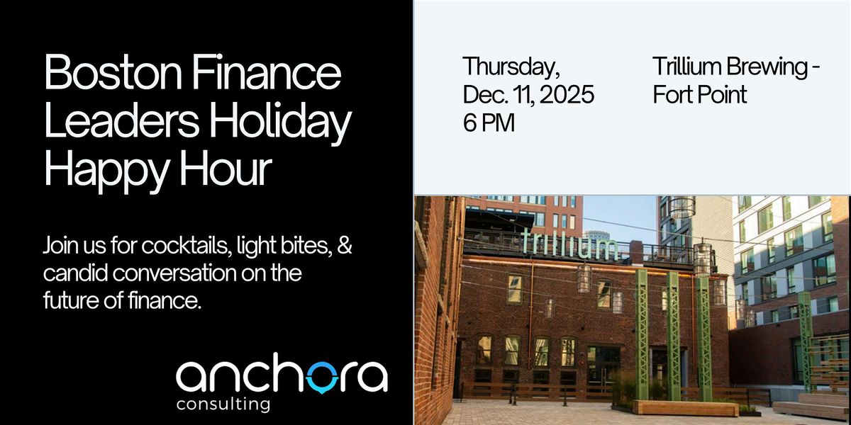 Forecasts & Festivities: Boston Finance Happy Hour