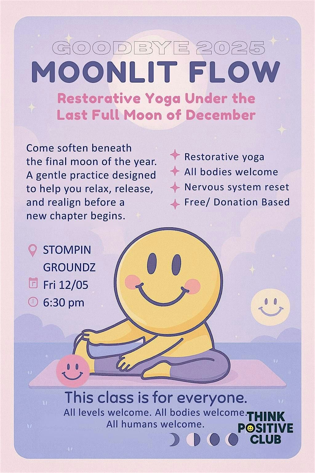 Moonlit Restorative Yoga: Final 2025 Full Moon