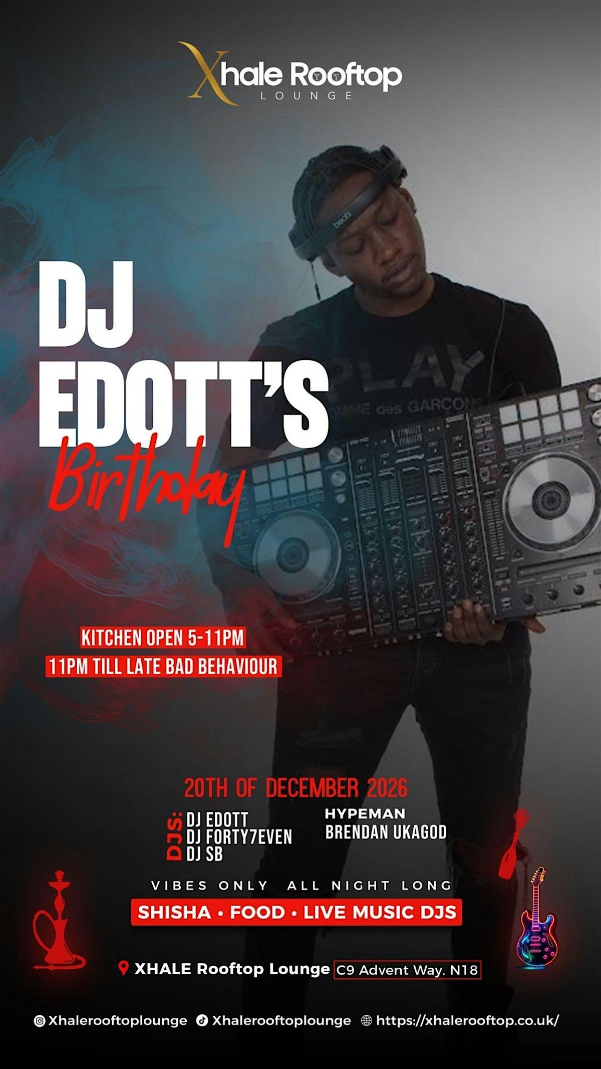 Xhale Lounge X DJ EDOTT