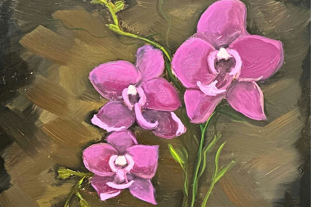 Workshop | Orchid Painting with Oil on Aluminum