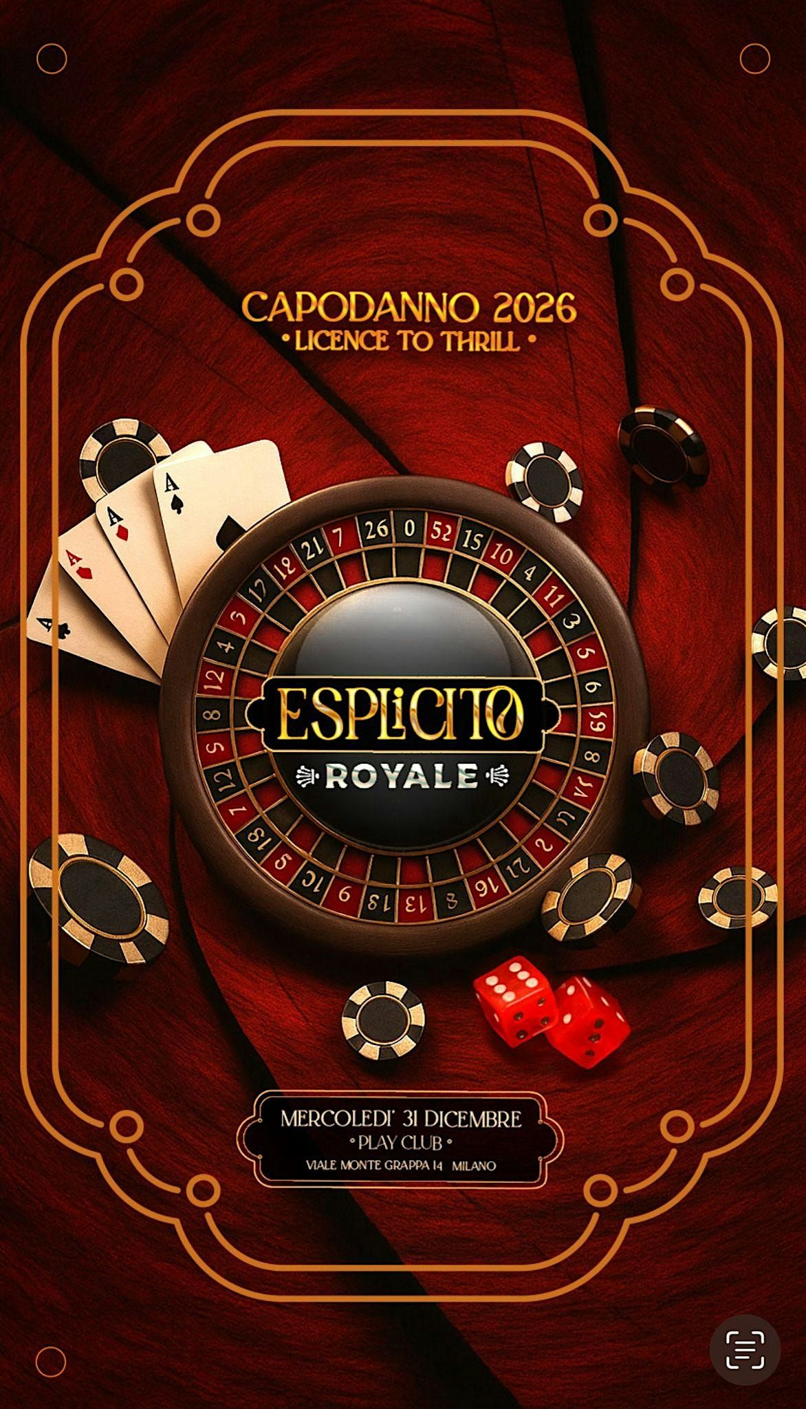 Capodanno 2026 \u2013 Play Club Milano