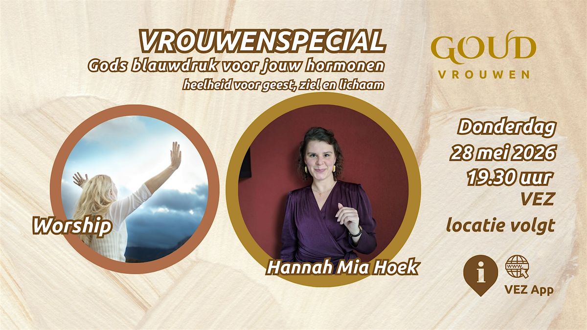 Vrouwenspecial GOUD met Hannah Mia Hoek