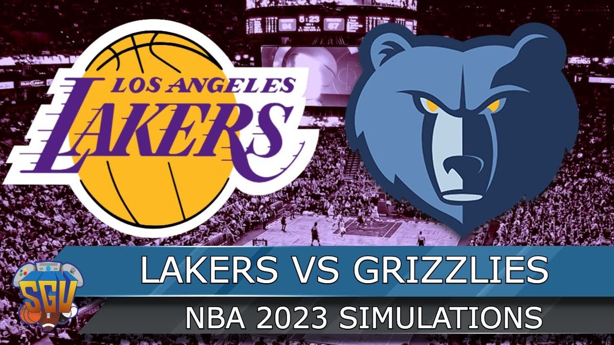 Memphis Grizzlies at Los Angeles Lakers at Crypto.com Arena