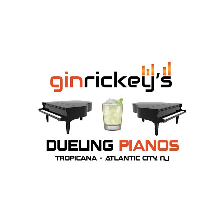 DUELING PIANOS GIN RICKEYS TROPICANA HOTEL ATLANTIC CITY with PAUL