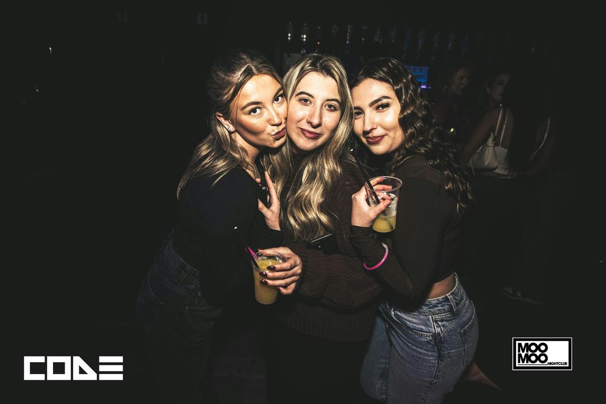 CODE Friday 13th February At MooMoo!