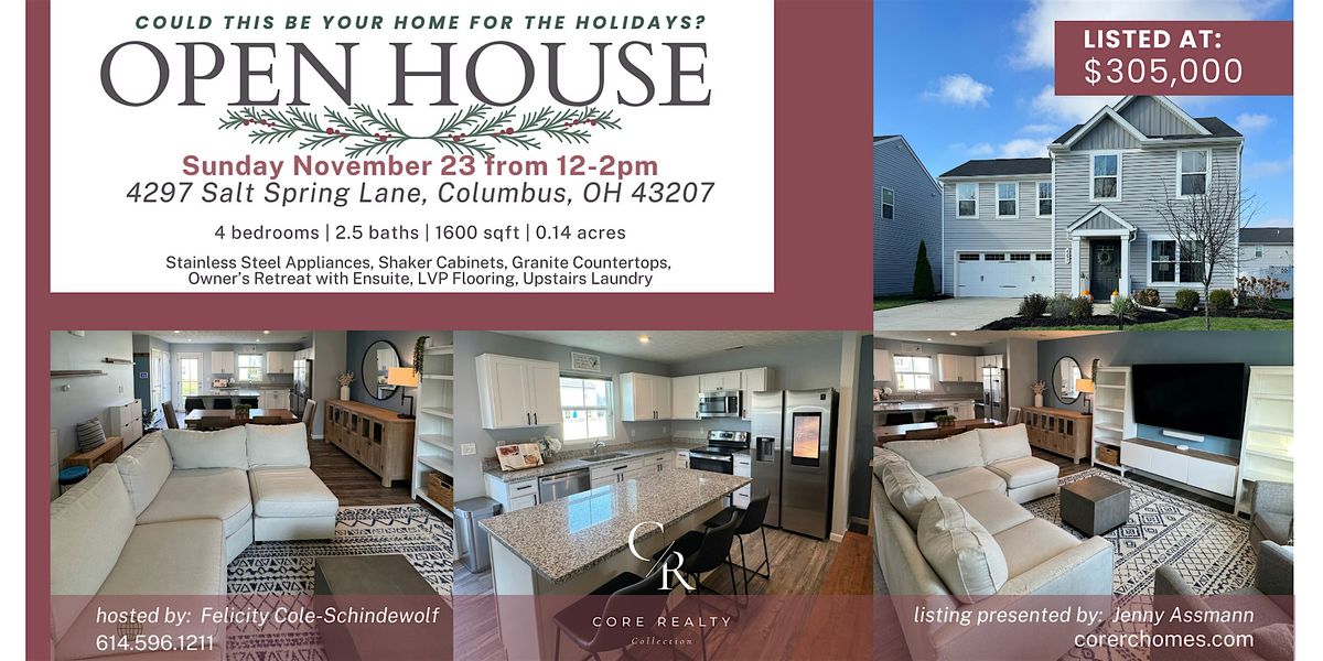 Home for the Holidays Open House