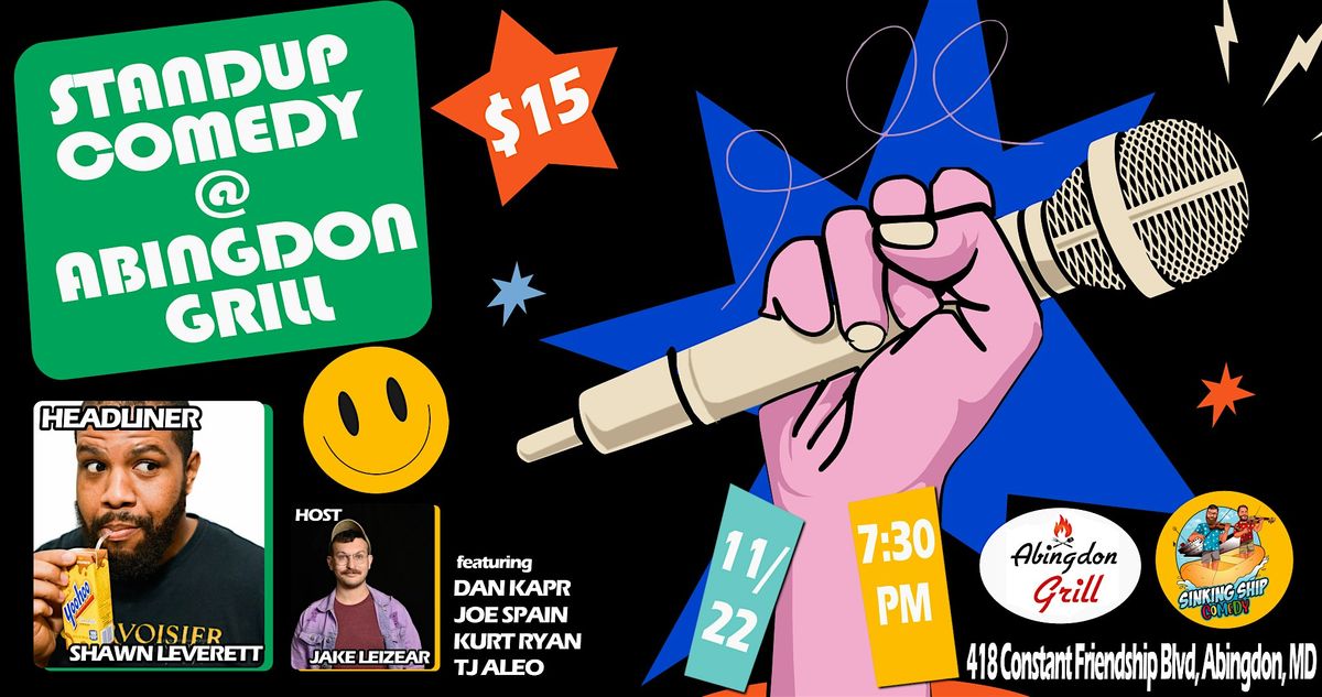 November Comedy Night at Abingdon Grill