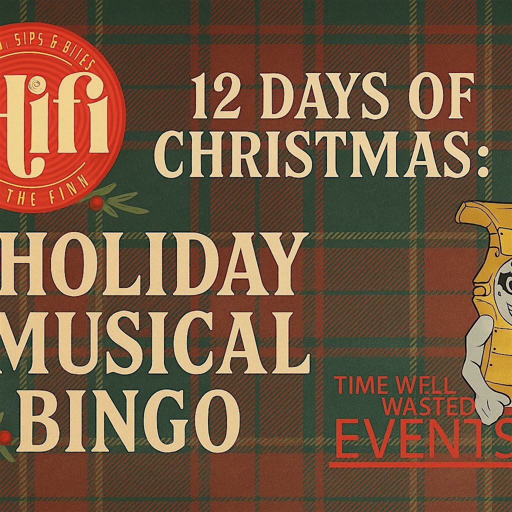 12 Days Of Christmas Holiday Musical Bingo