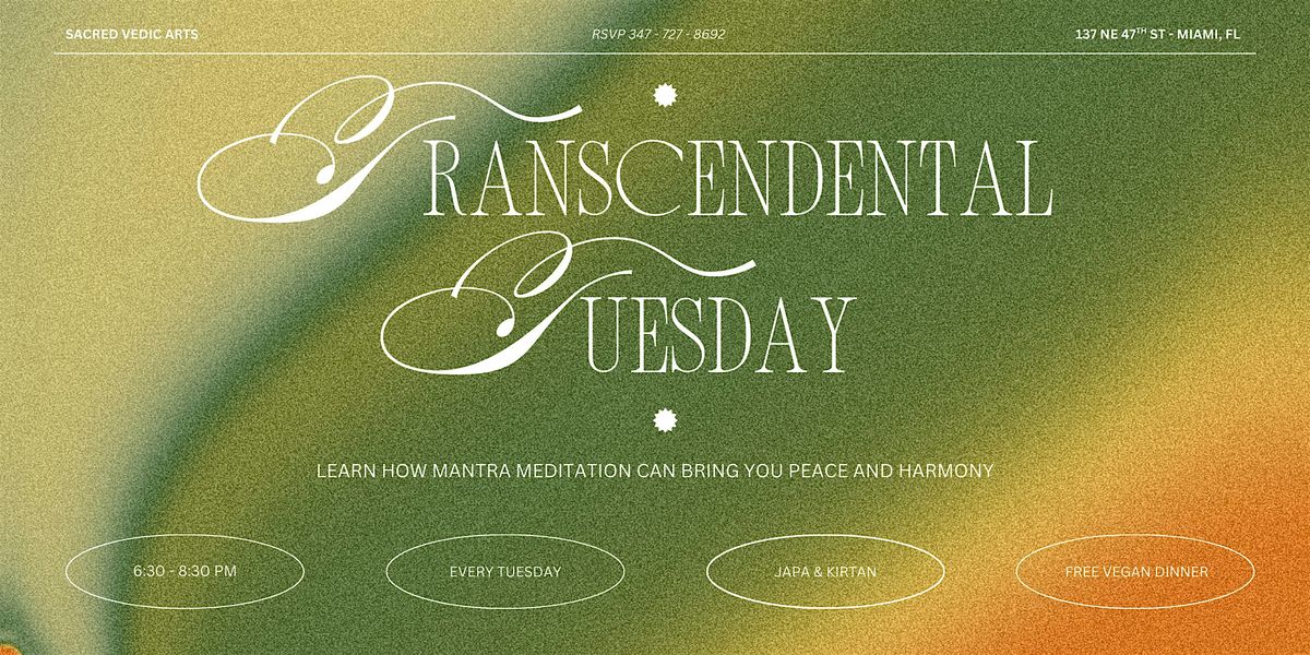 Transcendental Tuesday