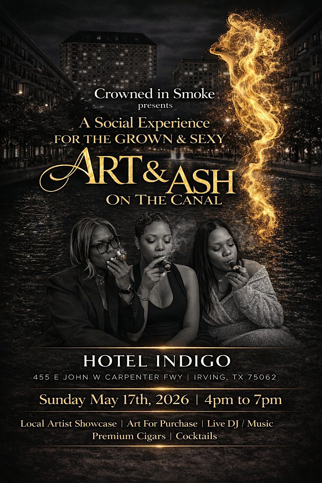 ART & ASH- `THE CIGAR SOCIAL EXPERIENCE