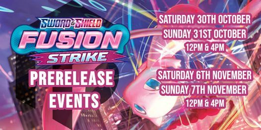 Pokemon Fusion Strike Prerelease Bring It Back Games Collectables Shelbyville Tn October 30 21