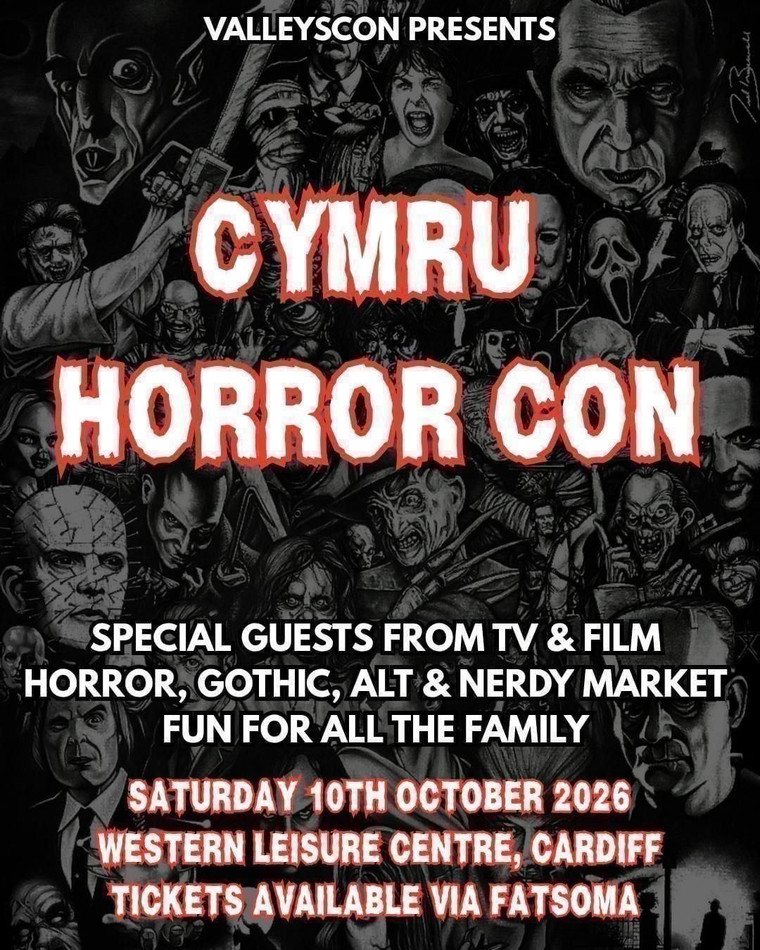 ♀️CYMRU HORROR CON?‍♂️?‍♀️ at Western Leisure Centre, Cardiff on 10th ...