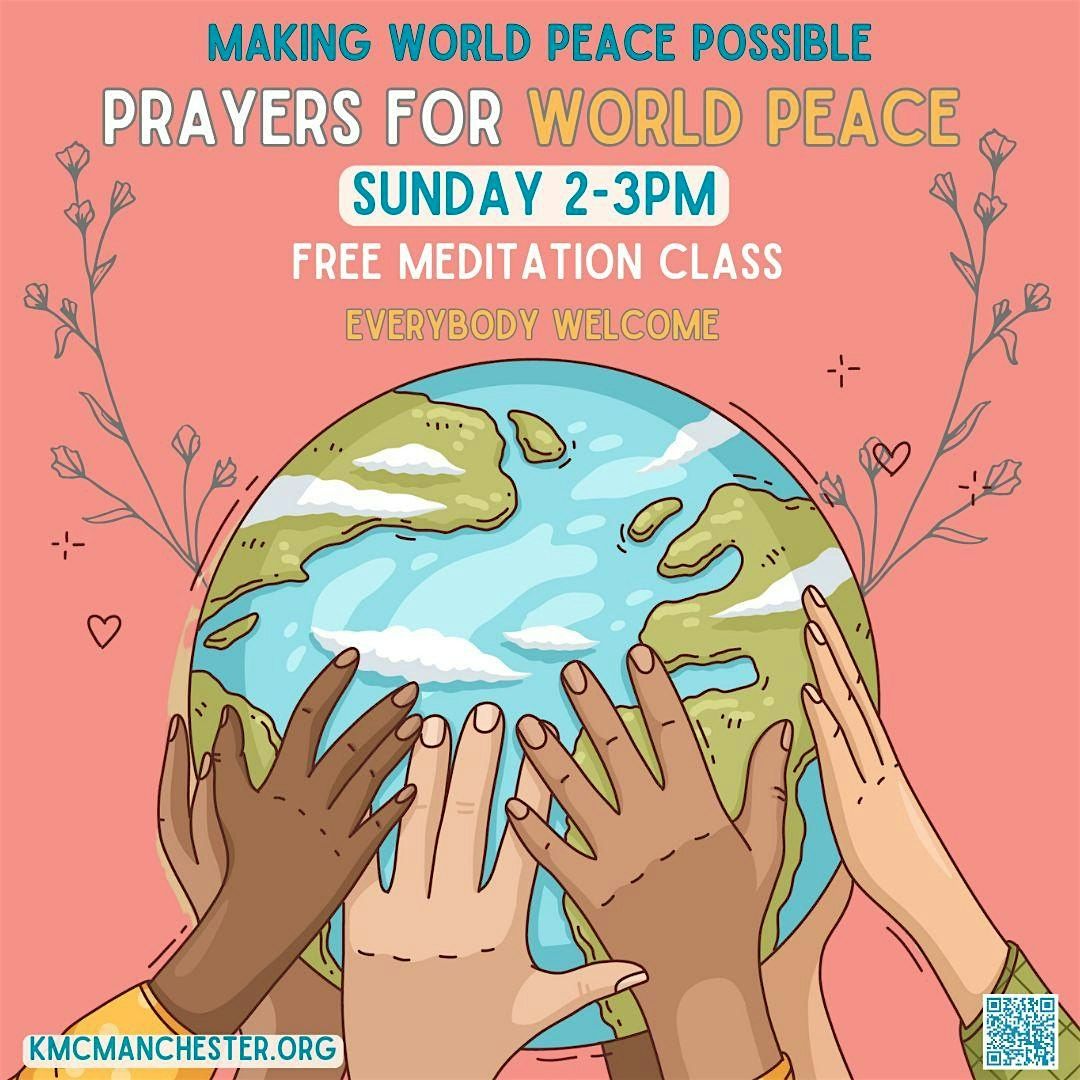 Free Christmas Day event: Prayers for world peace with guided meditation