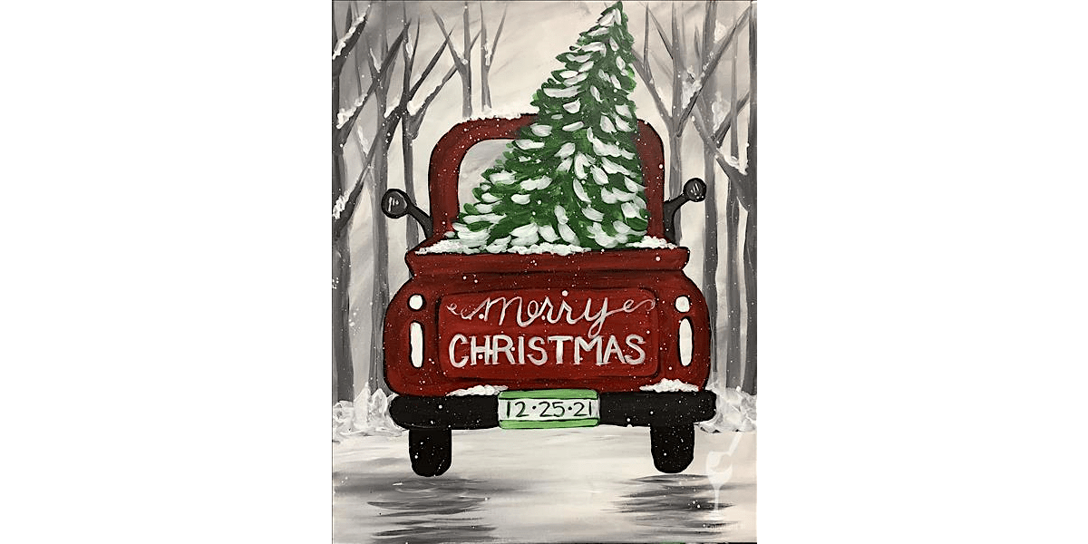 Holiday Hauling - Paint and Sip in New Braunfels | Classpop!\u2122