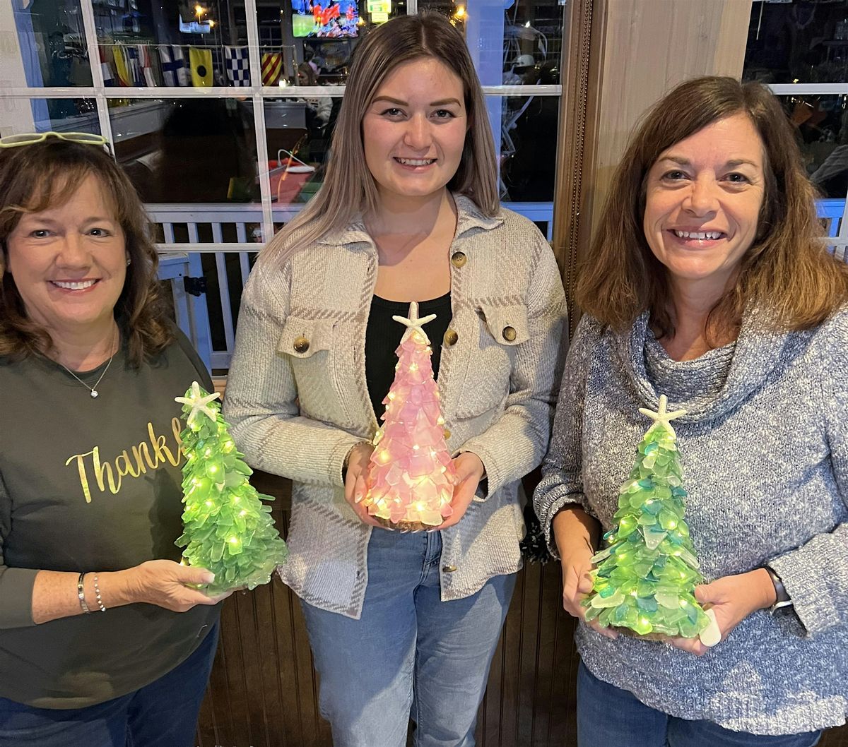 Craft and Sip in Beachwood | Galentine's Sea Glass Crafts