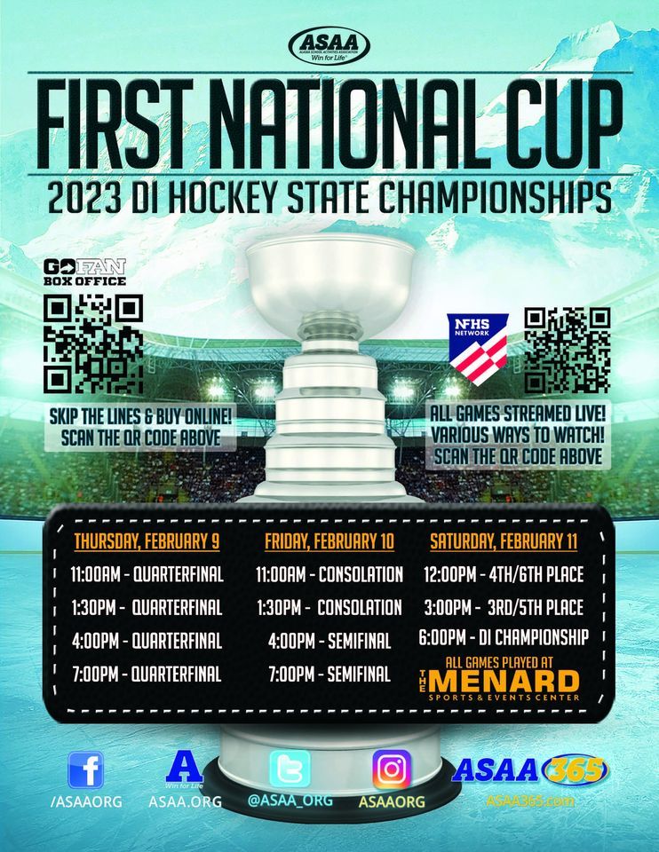 2023 D1 Hockey State Championships Curtis D Menard Memorial Sports
