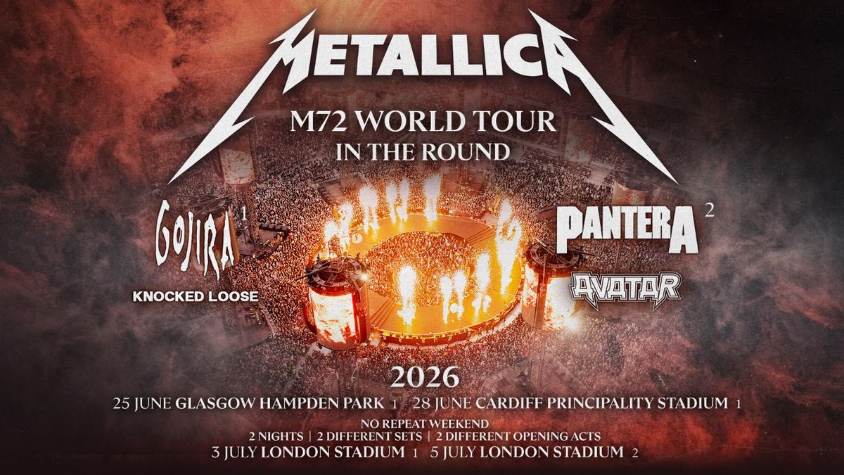 Metallica - 2-Day Pass (June 11 & 13) - Pantera, Avatar, Gojira & Knocked Loose Budapest Tickets