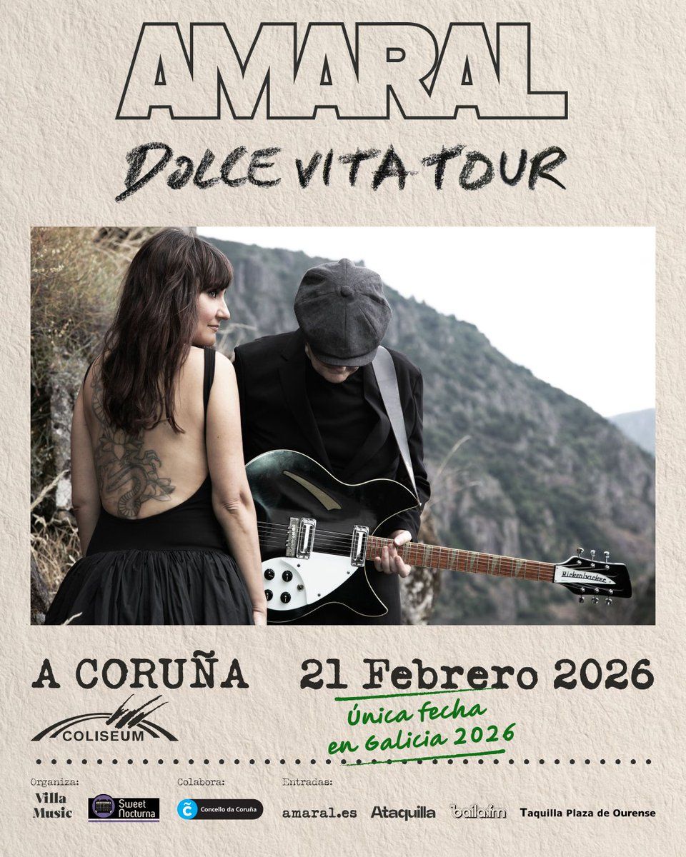 Amaral A Coru\u00f1a Tickets