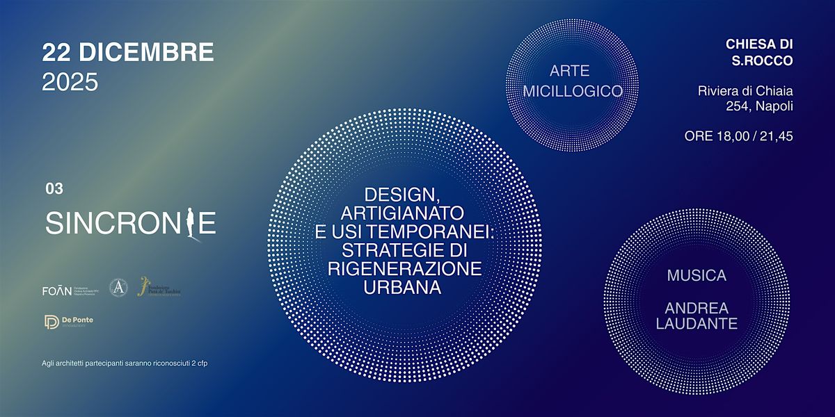 Design,  artigianato  e usi temporanei: strategie di rigenerazione urbana