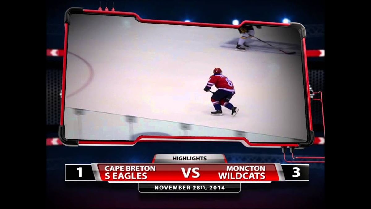 Cape Breton Eagles at Moncton Wildcats