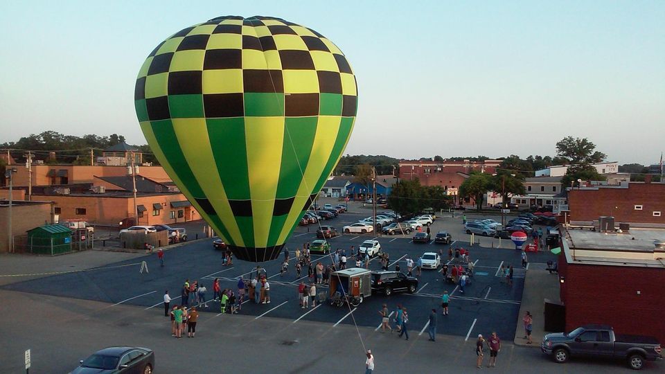August First Friday: Balloons Over Wadsworth featuring the American Legion Pig Roast