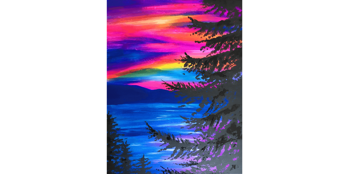 Lake Tahoe Sunset - Paint and Sip in Houston | Classpop!\u2122
