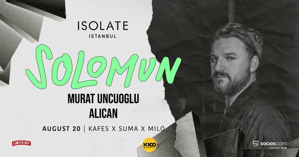 Isolate Solomun in Istanbul KAFES, Istanbul, IB August 20, 2022
