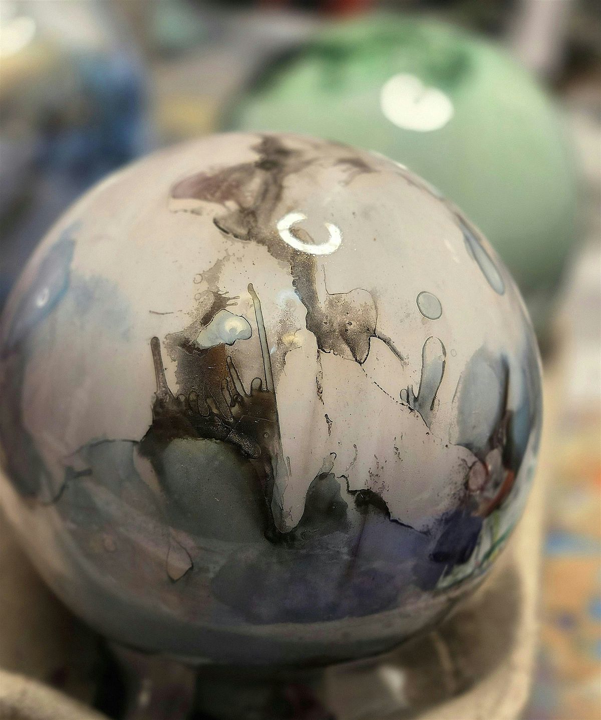Mindful Crafting: Marbled Holiday Ornaments Workshop