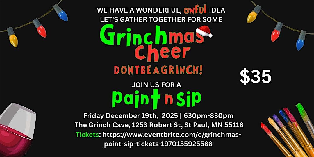 Grinchmas Paint & Sip