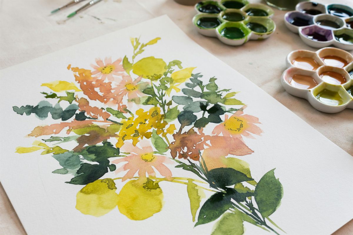 Workshop | Fluid Florals in Watercolor for Beginners