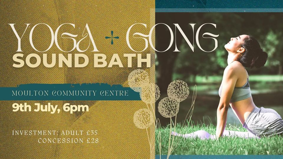 Yoga & Relaxing Sound Bath with Gongs | Moulton Community Centre ...