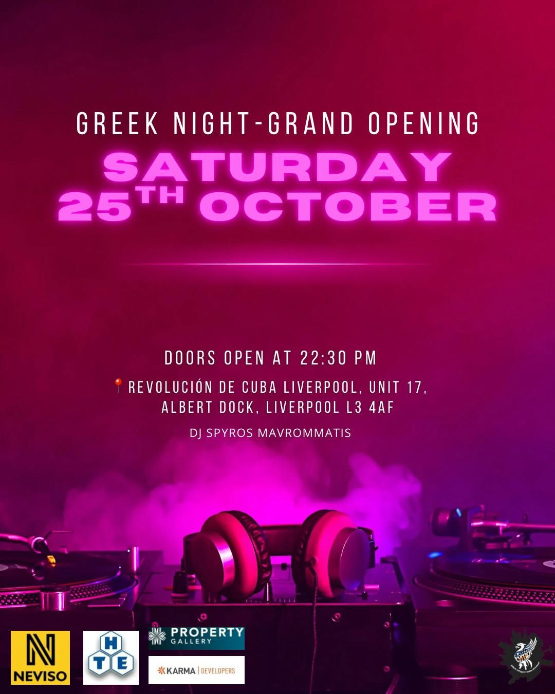 GREEK NIGHT - GRAND OPENING