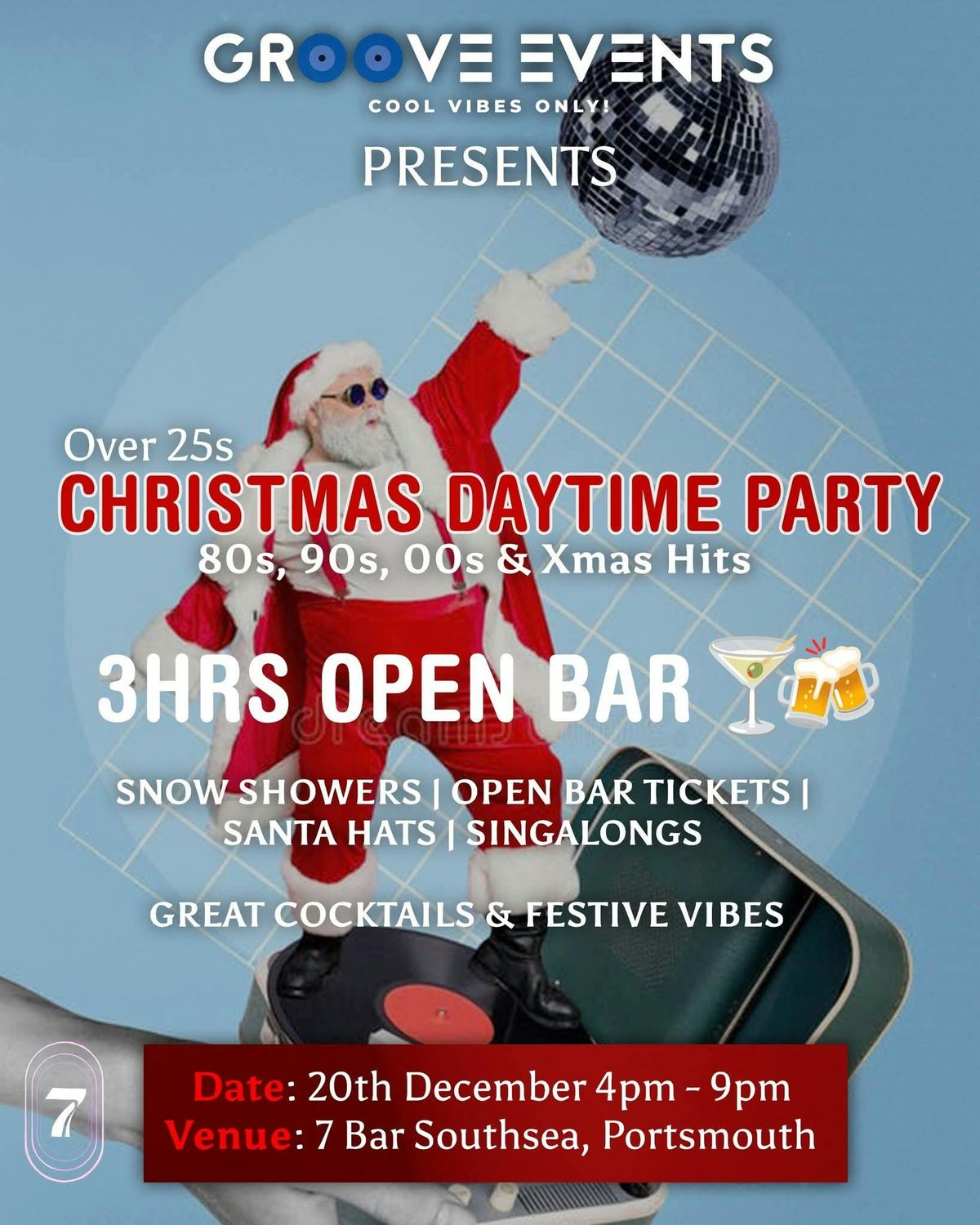 Over 25s Daytime Christmas Party