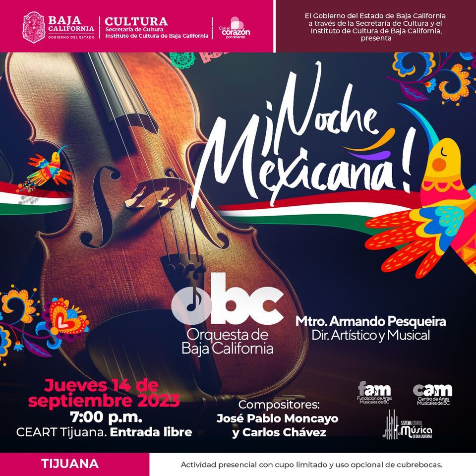 Orquesta de Baja California \u00a1Noche Mexicana! en Tijuana