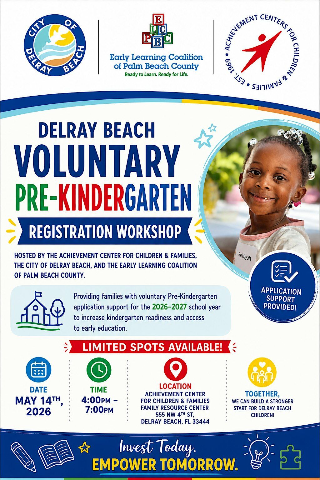 Voluntary Pre-Kindergarten Registration Workshop