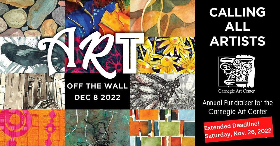 Deadline Call for Artists 5x7" Artwork for ART OFF THE WALL