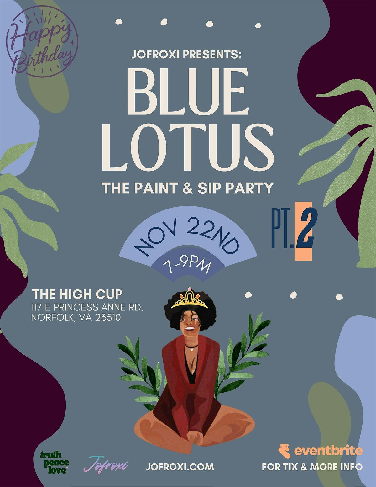 Blue Lotus Paint & Sip Party: Pt 2