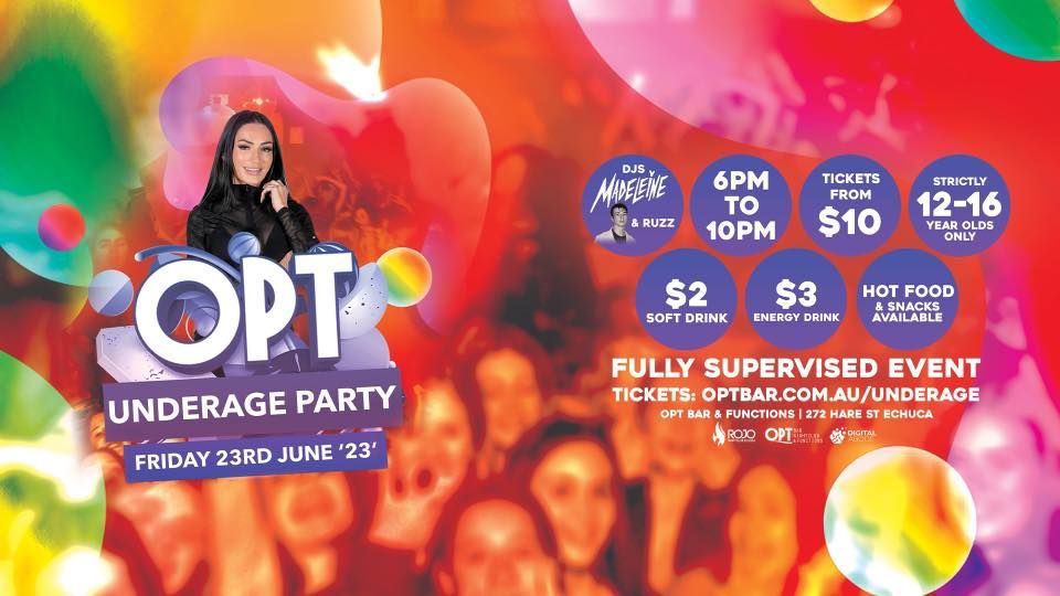 OPT WINTER UNDERAGE PARTY! OPT Echuca June 23, 2023