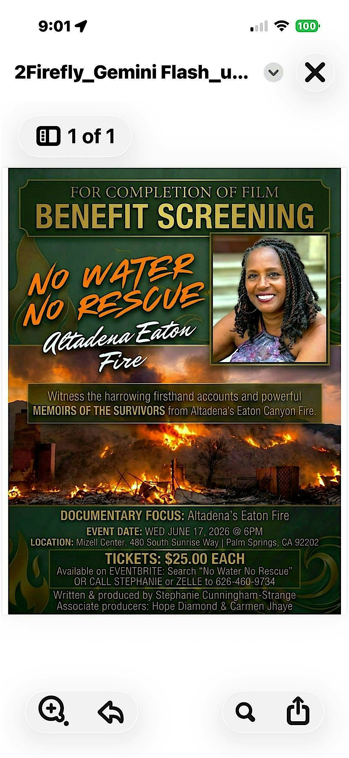 No Water No Rescue