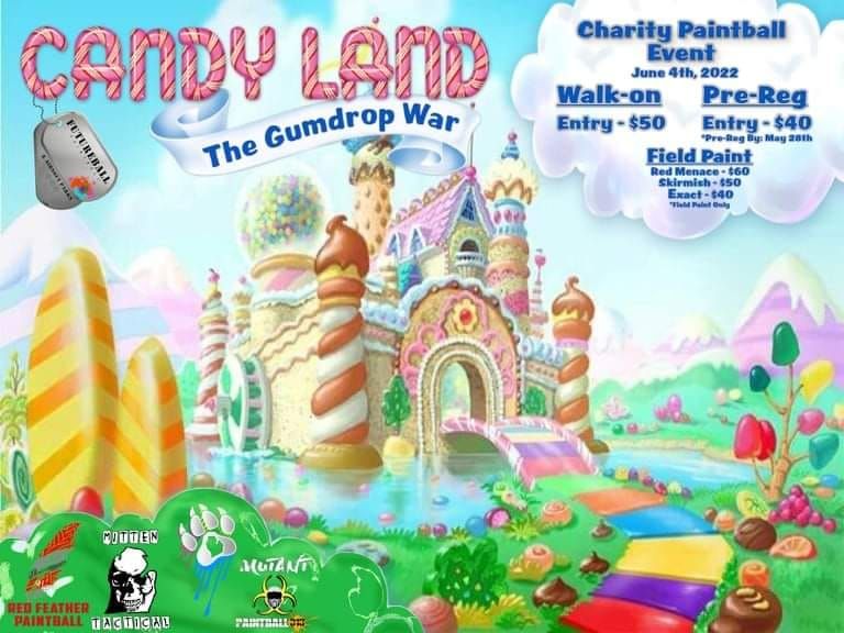 Candyland & Gumdrop Wars Charity Event | Futureball Paintball & Airsoft ...