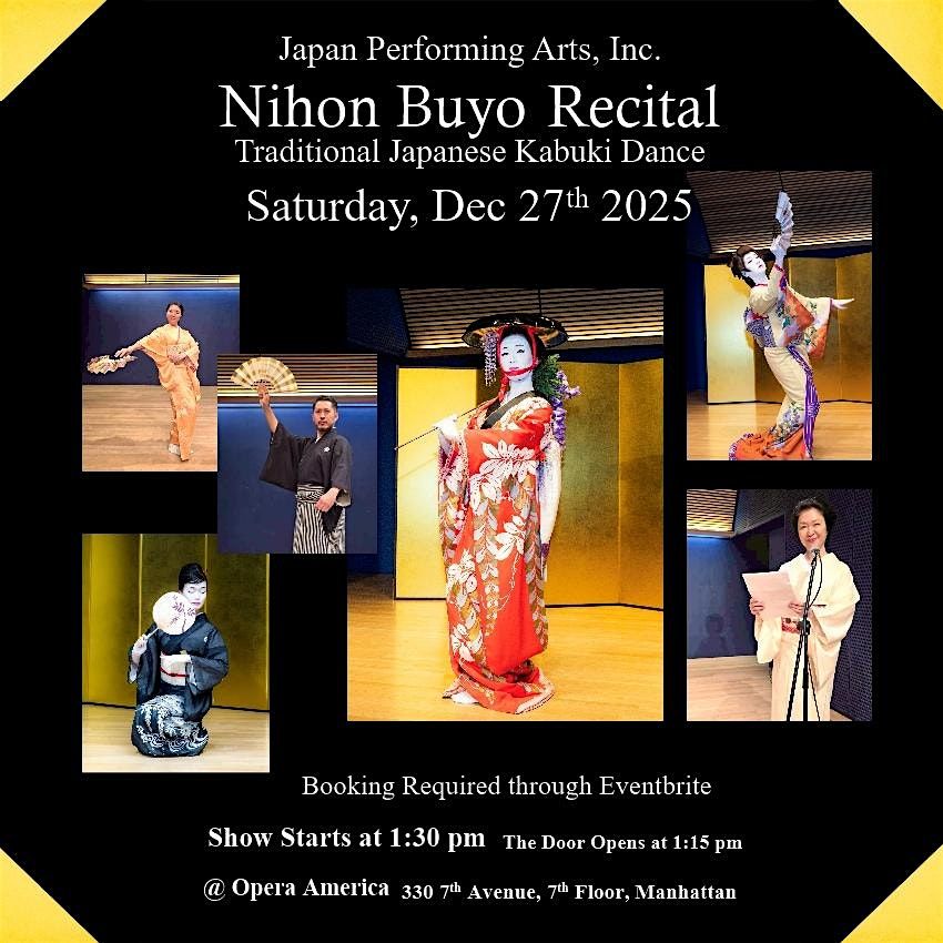 JPA Nihon Buyo Recital 2025 (Traditional Japanese Kabuki Dance)