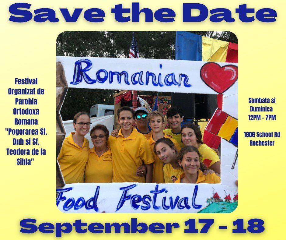 Romanian Food Festival 2022 1808 School Rd, Rochester Hills, MI 48307