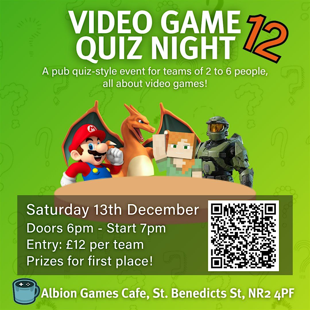Video Game Quiz Night 12