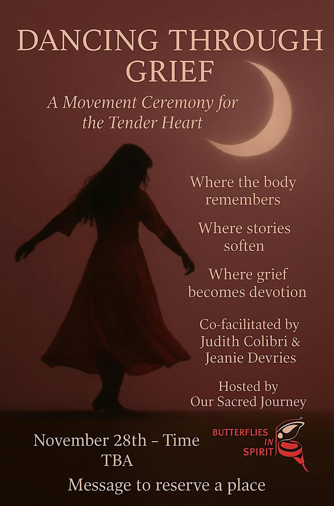 Dancing Through Grief: A Healing Ceremony of Embodied Writing & Movement