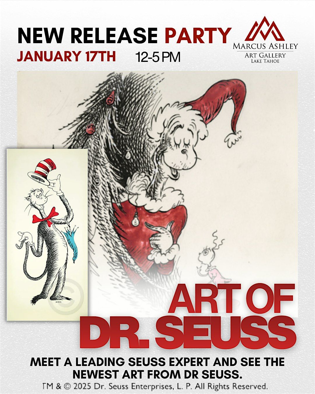 New Release Event! - Art of Dr Seuss -January 17th