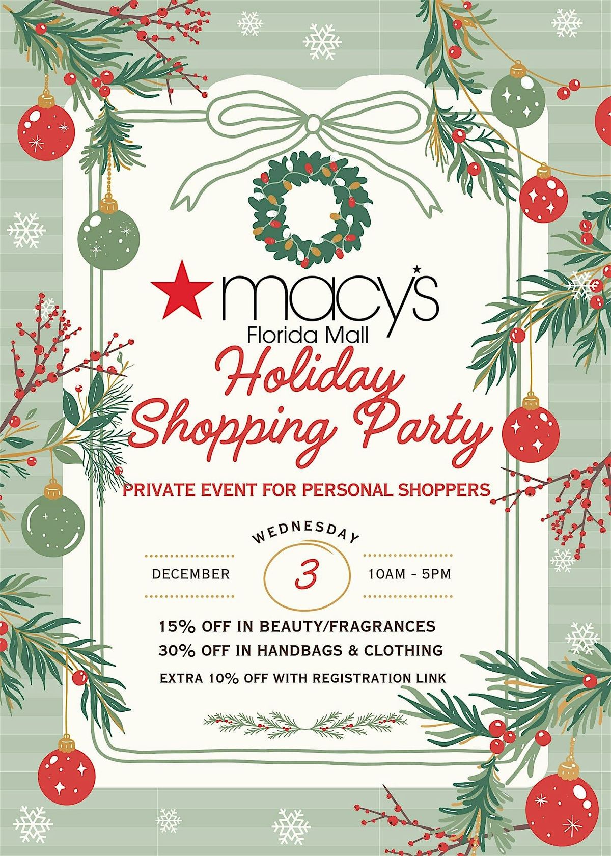 Holiday Shopping Party